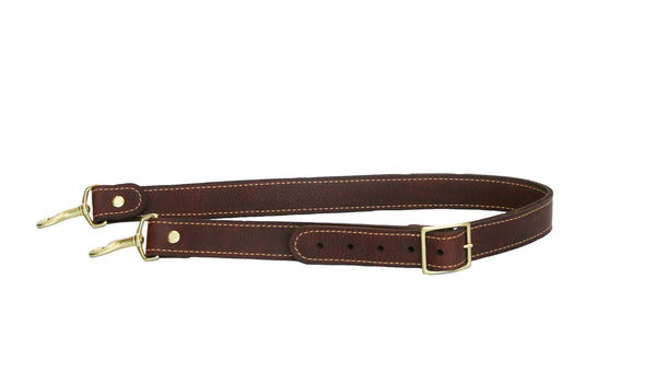 1 1/4" Leather Adjustable Strap